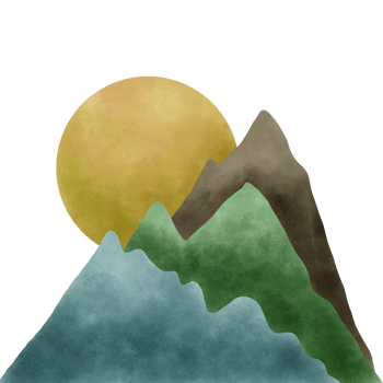 mountains range hand drawn illustration drawing png