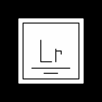 Lawrencium Vector Icon Design