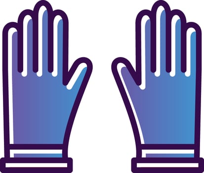 Gloves Vector Icon Design