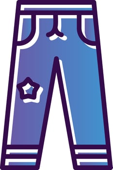 Pants Vector Icon Design