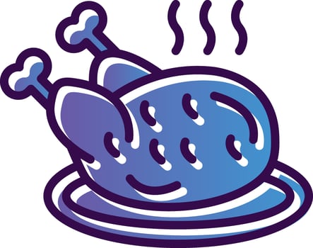 Chicken Vector Icon Design