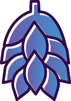 Hop Vector Icon Design