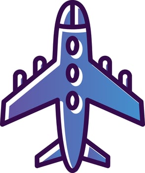 Plane Vector Icon Design