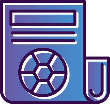 Newspaper Vector Icon Design