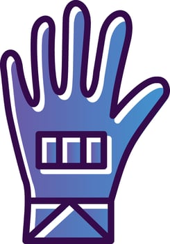 Glove Vector Icon Design