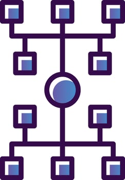 Algorithm Vector Icon Design