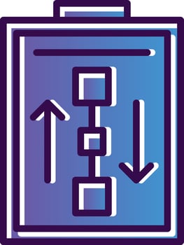 Workflow Vector Icon Design