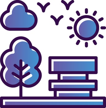 Park Vector Icon Design
