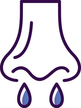 Nose Vector Icon Design