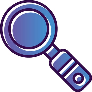 Magnifier Vector Icon Design