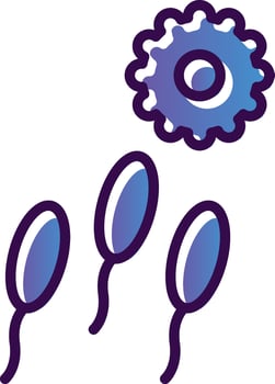 Sperm Vector Icon Design