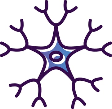 Neuron Vector Icon Design
