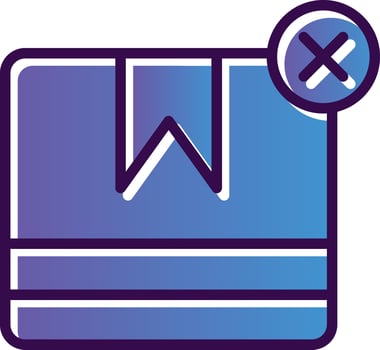 Out of stock Vector Icon Design