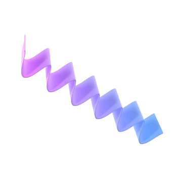 3d object abstract shape wave ribbon geometric png