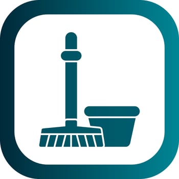 Mop Vector Icon Design