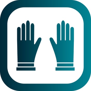 Gloves Vector Icon Design