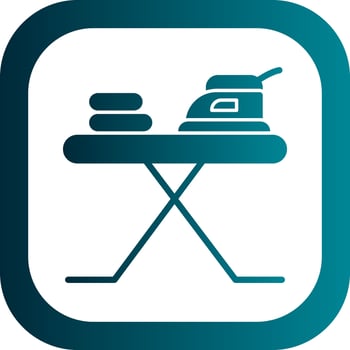Iron board Vector Icon Design