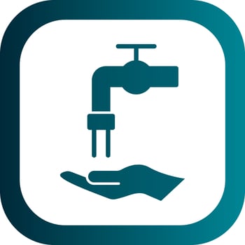 Hand wash Vector Icon Design