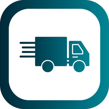 Delivery truck Vector Icon Design
