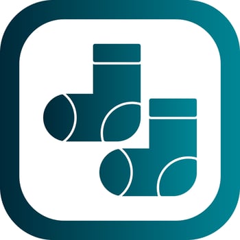 Socks Vector Icon Design