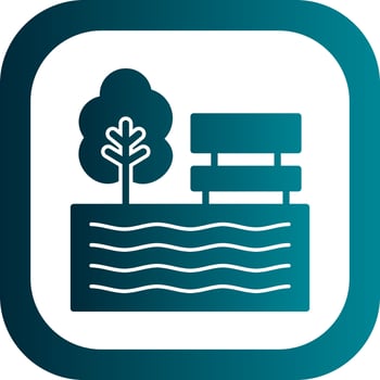 Lake Vector Icon Design