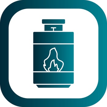 Cooking gas Vector Icon Design