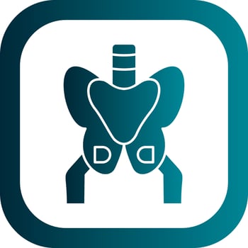 Pelvis Vector Icon Design