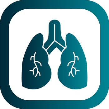 Lungs Vector Icon Design