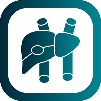 Liver Vector Icon Design