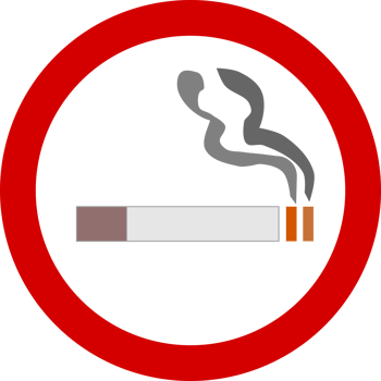 smoke area symbol. PNG illustration.