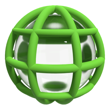 Glass globe. Ecology concept. 3d rendering illustration png
