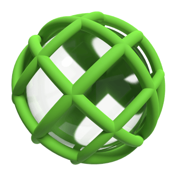 Glass globe. Ecology concept. 3d rendering illustration png