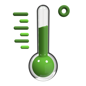 3d render of thermometer. 3d glass thermometer. Ecology theme. 3d rendering illustration png