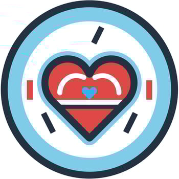 The Power of Love An Image of a Radiant and Uplifting Icon Logo vector