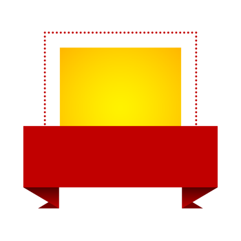 Red and Yellow Banner for Grant Opening png