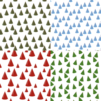 Background with holiday hats for decoration. png
