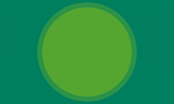 Abstract green background. Minimalistic circle green. Vector illustration