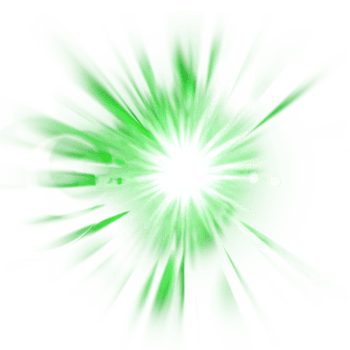 glow green light effect png