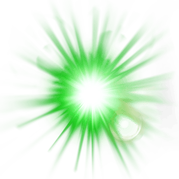 glow green light effect png