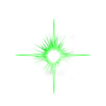 green lens flare png