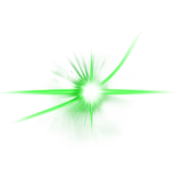 green lens flare png