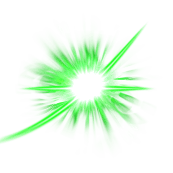 glow green light effect png
