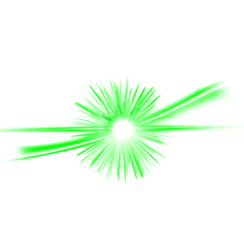 green lens flare png