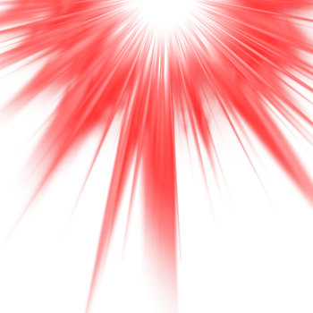 red spotlight effect png