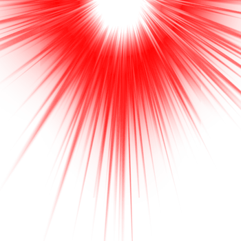 red spotlight effect png