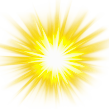 sun lens flare light effect png