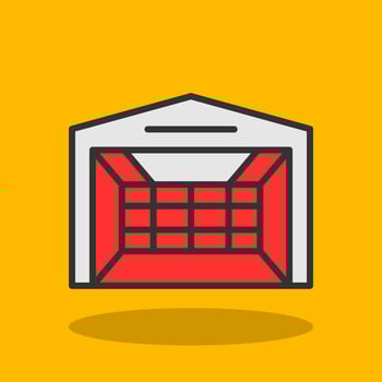 Goal box Vector Icon Design