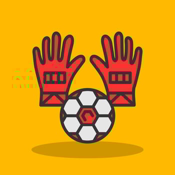 Goalie Vector Icon Design