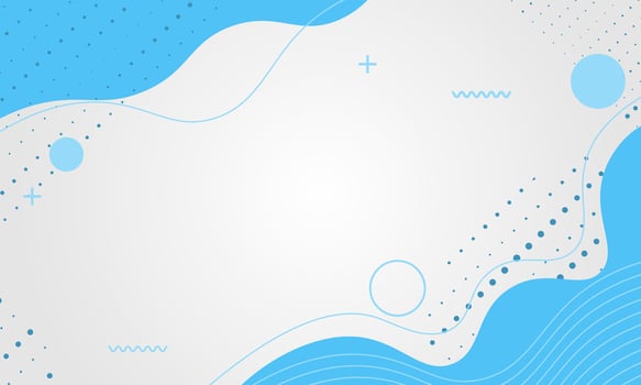 Abstract blue colorful template banner with gradient color and small polka dot technology background Design with liquid shape vector design