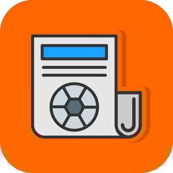 Newspaper Vector Icon Design
